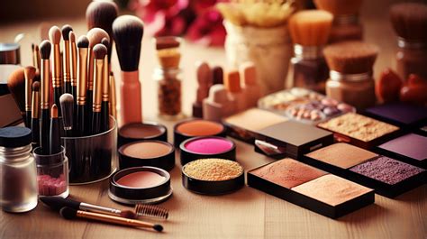 A collection of colorful clown makeup products and tools