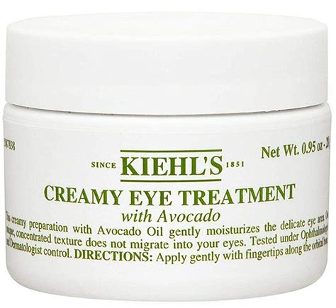Close-up of Kiehl's Creamy Eye Treatment with Avocado texture