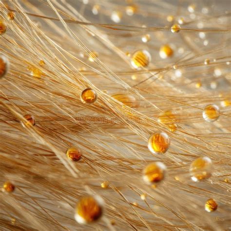 Close-up of soft, hydrated hair strands