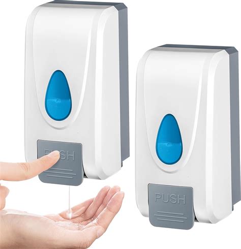 Professional-grade foam hand soap dispenser in a commercial setting