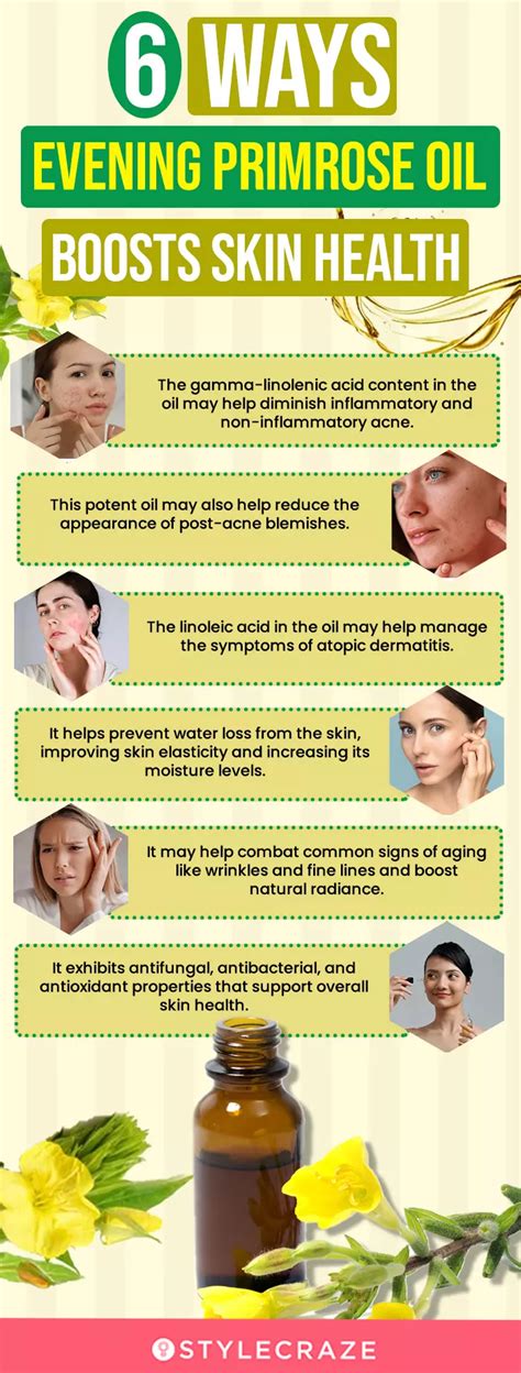Close-up infographic illustrating the benefits of Evening Primrose Oil and Kukui Nut Oil for hair