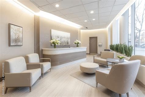 Interior of a serene and welcoming spa with comfortable seating and soft lighting