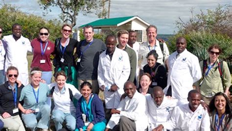 Dr. Weishar and her team participating in a community hike for skin cancer awareness.