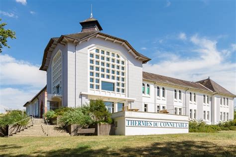 Modern photograph of the La Roche-Posay Thermal Centre in France