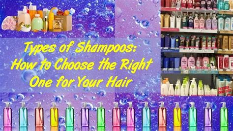 Infographic comparing different Colorproof shampoo types and their benefits