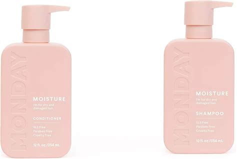 Image showcasing the Moisture Shampoo and Conditioner bottles with a subtle sheen
