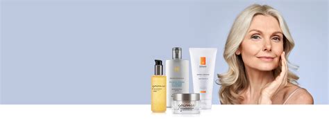 Display of various physician-approved skincare products available at Epiphany Dermatology