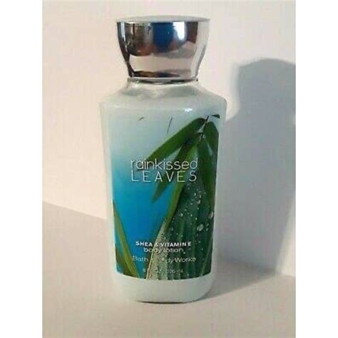 Photo of the Bath & Body Works Rainkissed Leaves body lotion bottle.