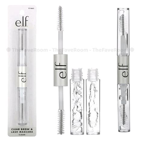 Illustration showing the two different wands included with the Elf Clear Brow and Mascara.