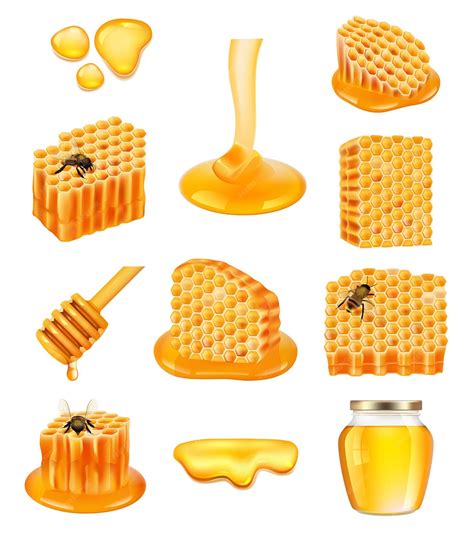 Image of a honeycomb and beeswax