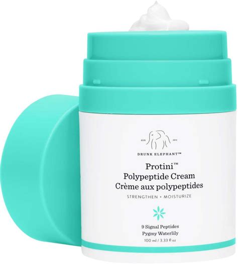 Image of Drunk Elephant Protini Polypeptide Cream jar with its creamy texture