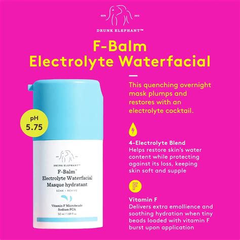 Image of Drunk Elephant F-Balm Electrolyte Waterfacial jar, perhaps showing its texture