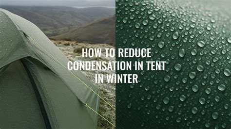 Infographic illustrating the three main strategies for preventing tent condensation: campsite selection, ventilation, and moisture management.