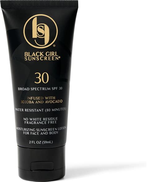 Product packaging of Black Girl Sunscreen Moisturizing Sunscreen Lotion SPF 30 - Vanilla