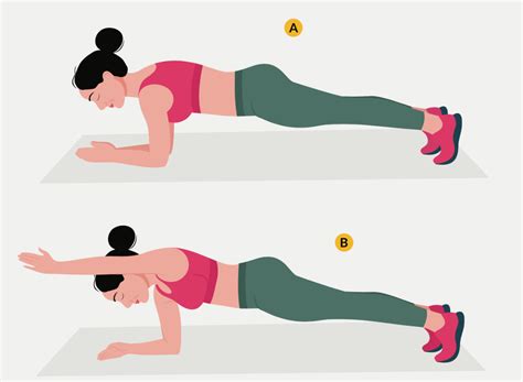 Person in high plank position with hands under shoulders