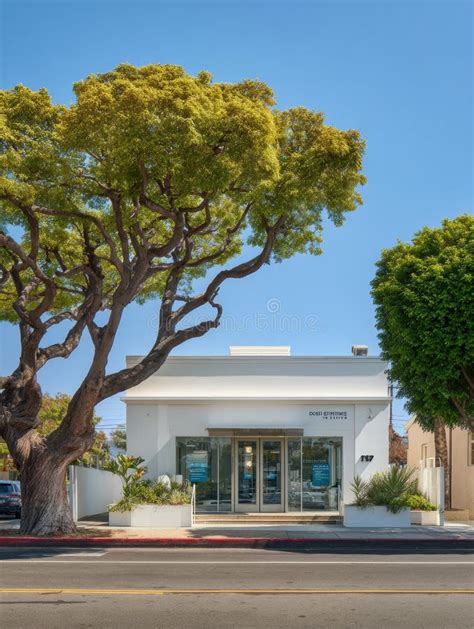 A modern, welcoming exterior of a Derick Dermatology clinic