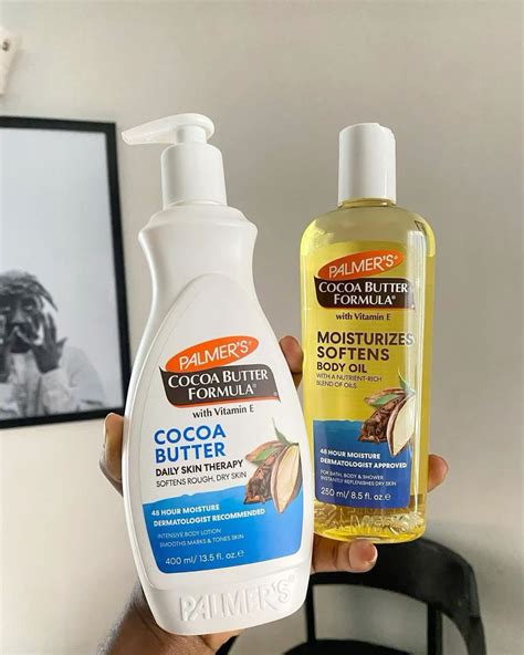 A collection of Palmer's Cocoa Butter Formula products.