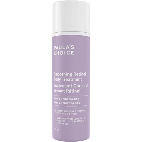 A bottle of Paula's Choice Skin-Smoothing Retinol Body Treatment.