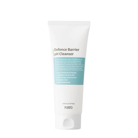 Close-up texture shot of the Purito Defence Barrier pH Cleanser gel
