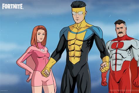 Illustration of the Fortnite x Invincible crossover event banner