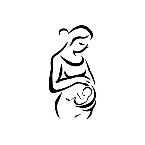 Icon representing a pregnant woman and a nursing mother.
