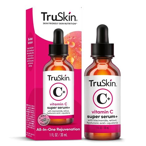 Product shot of TruSkin Vitamin C Plus Super Serum bottle