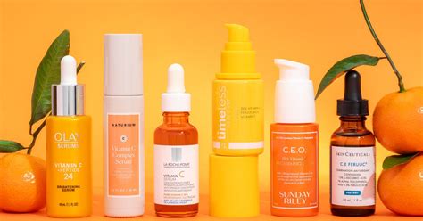 Comparison table of key Vitamin C serums, highlighting active ingredients, benefits, and suitability