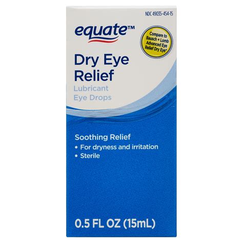 Image of eye drops and a healthy eye, symbolizing relief from dry eye.