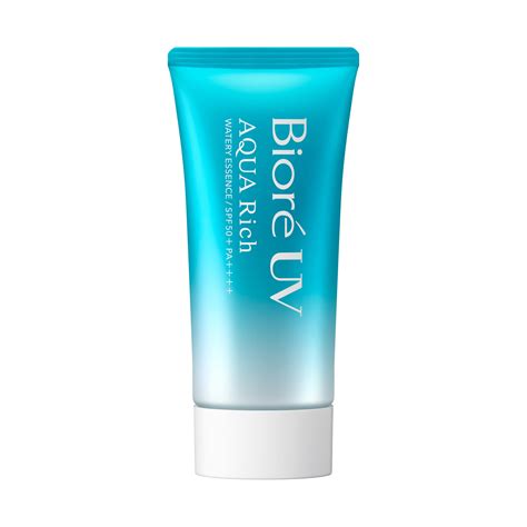 Bottle of Biore UV Aqua Rich Watery Essence Sunscreen