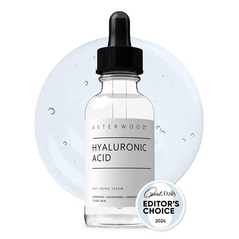 A comparison chart highlighting the key features and potential drawbacks of the Asterwood Hyaluronic Acid Serum against other popular options.