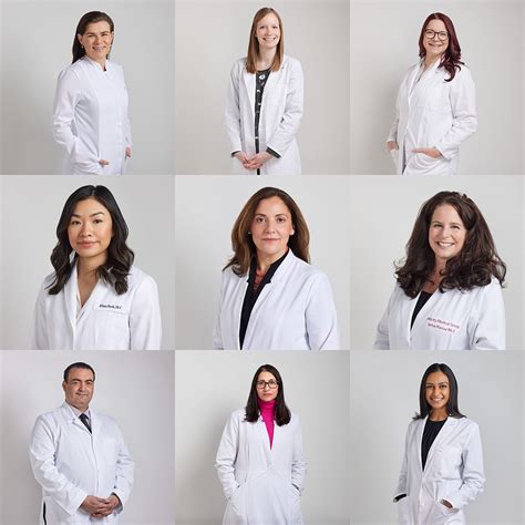 A collage of professional headshots of the dermatology providers.