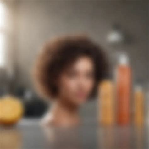 Infographic detailing the key ingredients and their primary functions for curly hair.