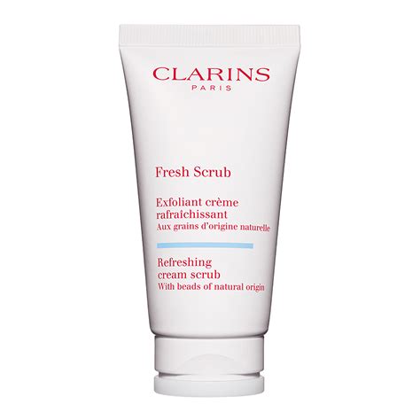 Product shot of Clarins Fresh Scrub Smoothing Cream Face Scrub