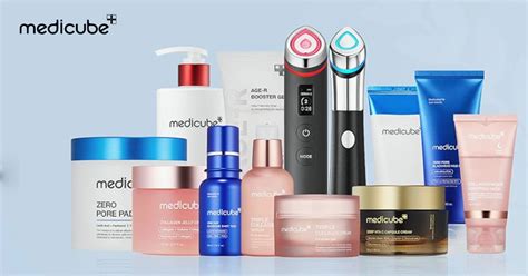 Collage of Medicube products and devices, highlighting the AGE-R line and various skincare treatments