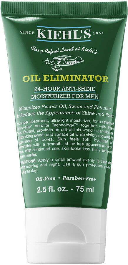 Product shot of Kiehl's Oil Eliminator 24-Hour Anti-Shine Moisturizer for Men.