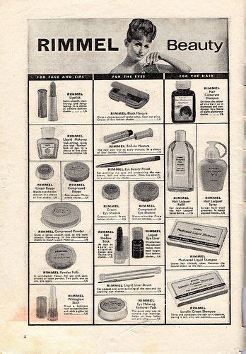 Vintage Rimmel mascara advertisement