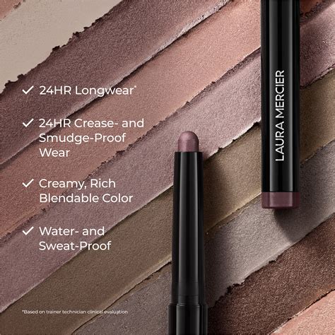 Comparison swatches of CoverGirl eyeshadow sticks with Laura Mercier and Bobbi Brown
