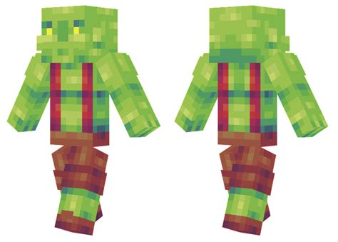 Collage of various goblin Minecraft skins