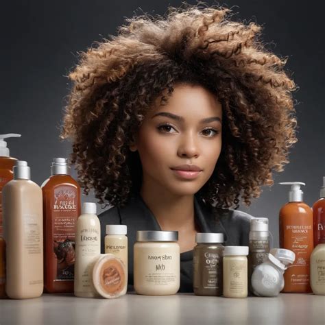 A selection of natural hair care products and supplements.