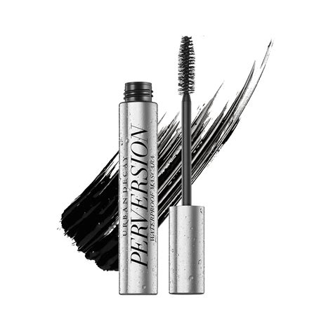 Illustration showcasing the creamy texture of Perversion Mascara and its lengthening effect on lashes.