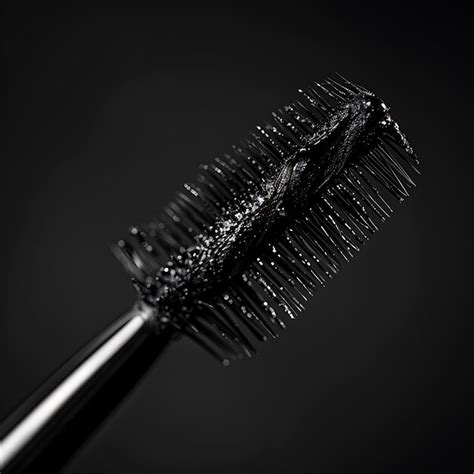 Close-up image of the Perversion Mascara wand, highlighting its slim design and fiber bristles.