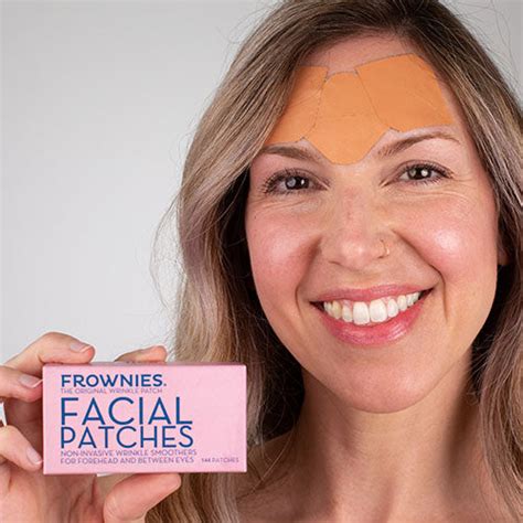 Infographic illustrating the potential long-term effects of Frownies on facial muscles and skin elasticity.