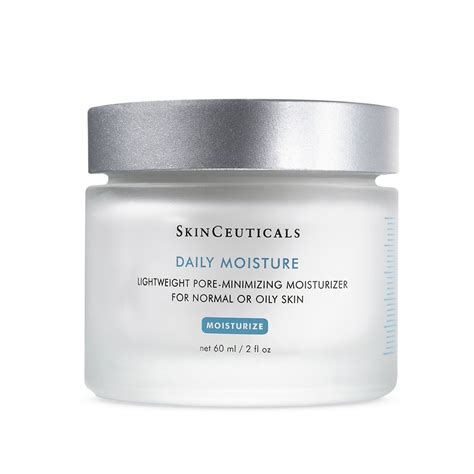 Illustration of the SkinCeuticals Daily Moisture bottle with key ingredients highlighted
