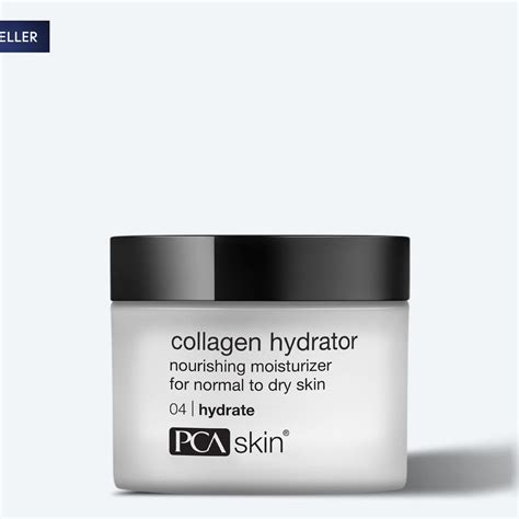 Close-up of PCA Skin Collagen Hydrator texture on fingertips