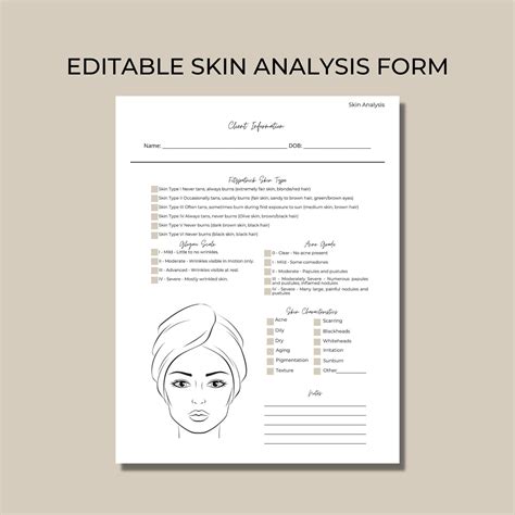 Esthetician editor profile with details on skin type, tone, and concerns.