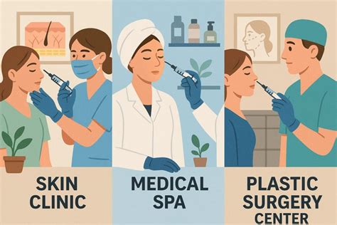 Infographic comparing qualifications of different medical professionals who can administer Botox.