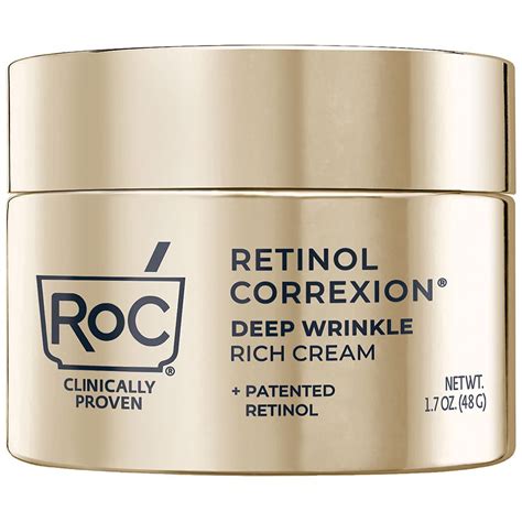 Product packaging for RoC Retinol Correxion Deep Wrinkle Night Cream