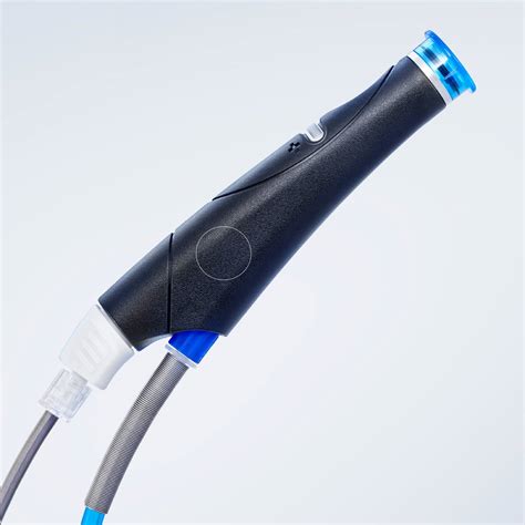 Close-up of a HydraFacial wand in action, showing the suction and serum application.