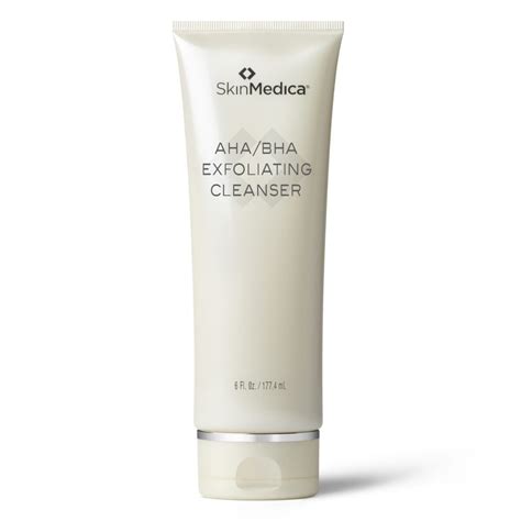 Product packaging of SkinMedica AHA/BHA Exfoliating Cleanser