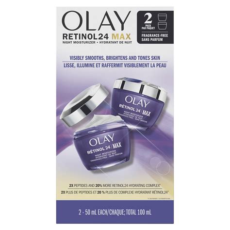 Product shot of Olay Retinol24 Max Night Moisturizer.